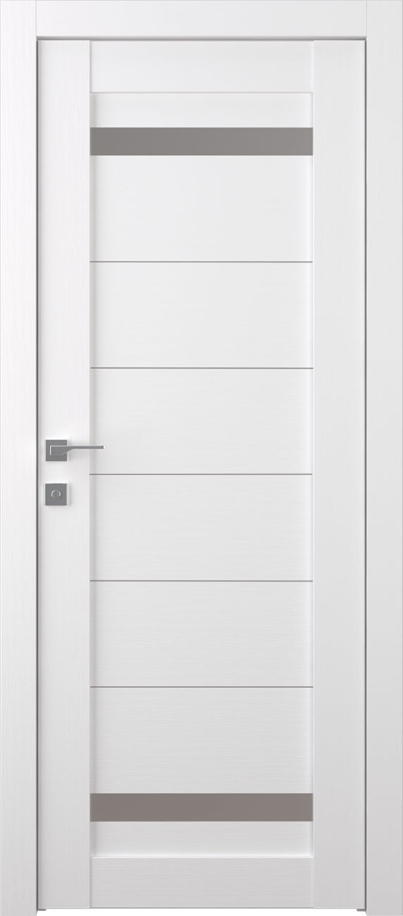 PERLA VETRO BIANCO NOBLE SWING BELLDINNI MODERN INTERIOR DOOR - 1