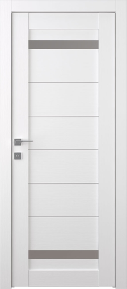 PERLA VETRO BIANCO NOBLE SWING BELLDINNI MODERN INTERIOR DOOR - 1