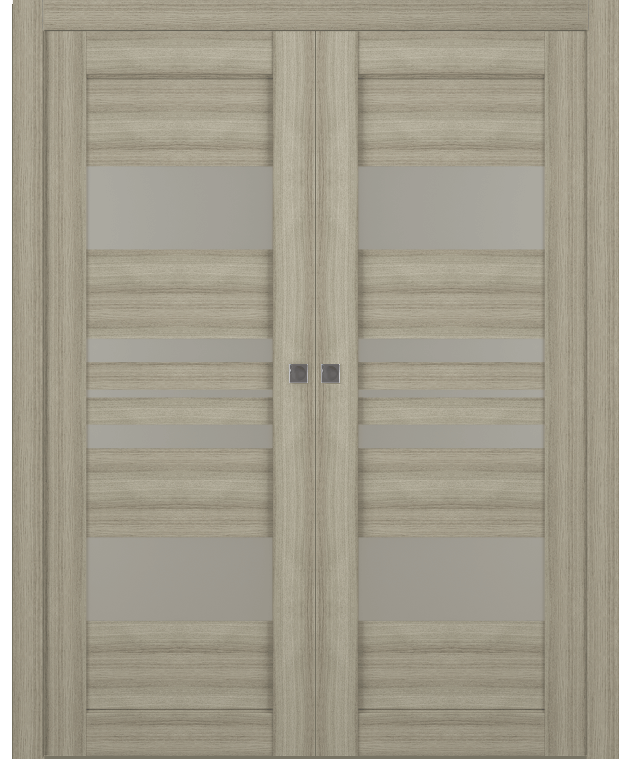 ROMI VETRO SHAMBOR DOUBLE POCKET BELLDINNI MODERN INTERIOR DOOR - 1