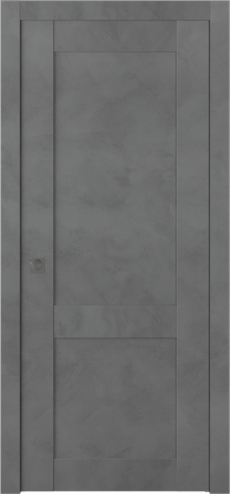 AVON 07 R DARK URBAN POCKET BELLDINNI MODERN INTERIOR DOOR - 1
