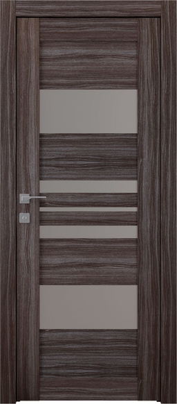 ROMI VETRO GRAY OAK SWING BELLDINNI MODERN INTERIOR DOOR - 1