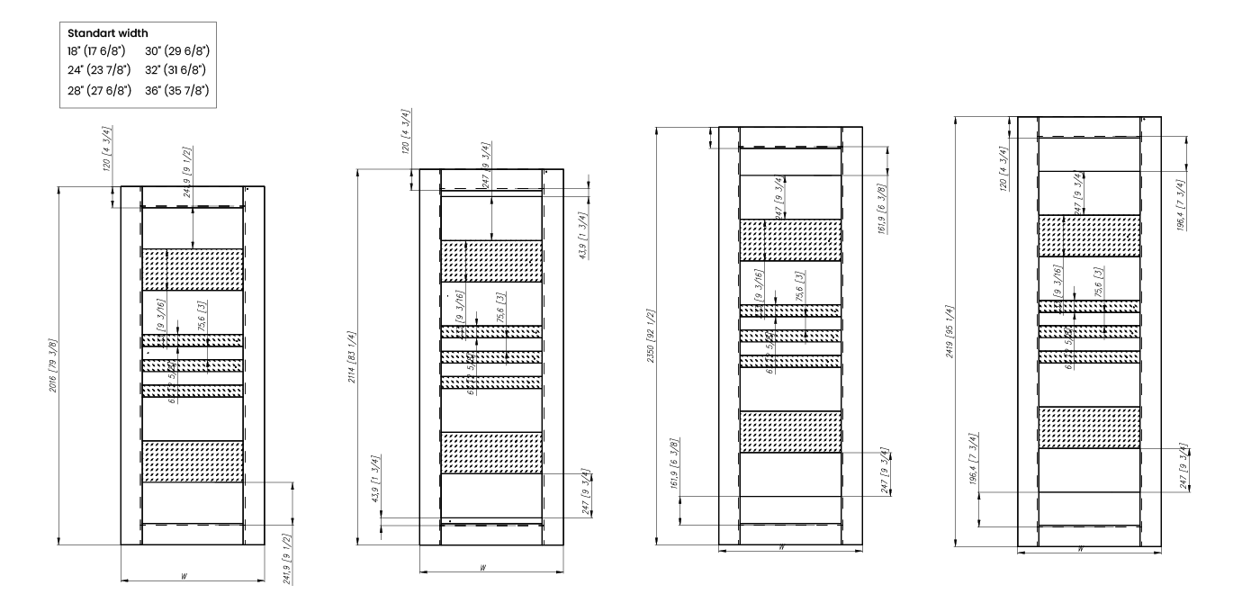 LETI VETRO SNOW WHITE BARN BELLDINNI MODERN INTERIOR DOOR - 5