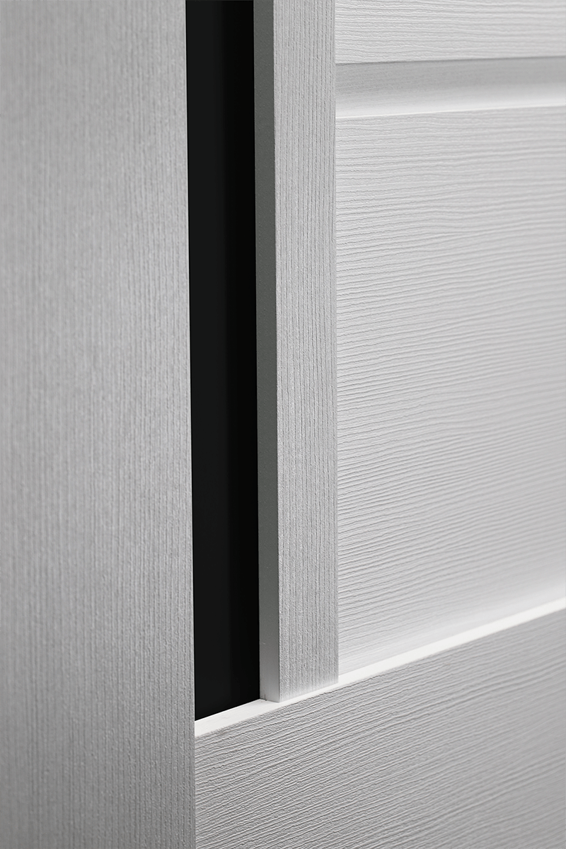 Esta Black Vetro Bianco Noble Swing Belldinni Modern Interior Door - 4
