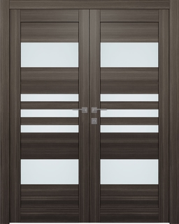 LETI VETRO GRAY OAK CLOSET BELLDINNI MODERN INTERIOR DOOR - 1