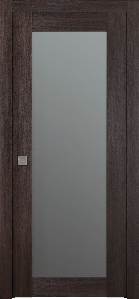 AVON 207 VETRO VERALINGA OAK POCKET BELLDINNI MODERN INTERIOR DOOR - 1