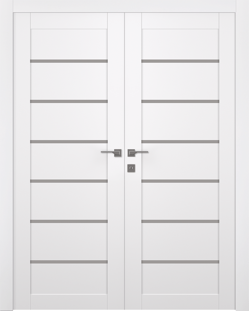 ALBA SNOW WHITE CLOSET BELLDINNI MODERN INTERIOR DOOR - 1