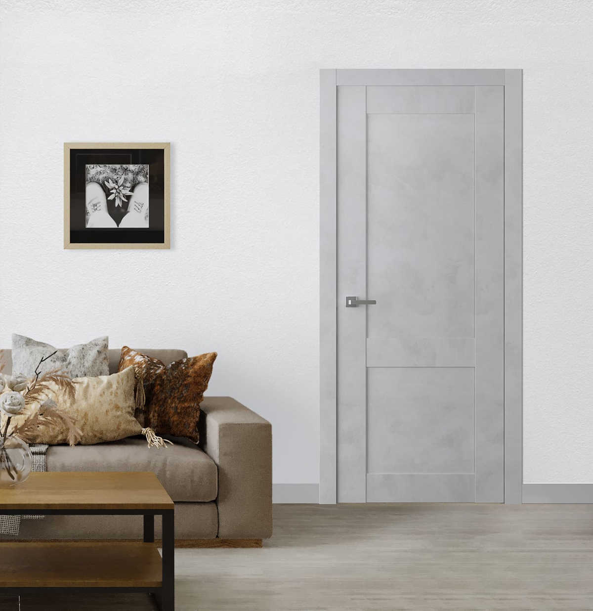 AVON 07 R LIGHT URBAN POCKET BELLDINNI MODERN INTERIOR DOOR - 2