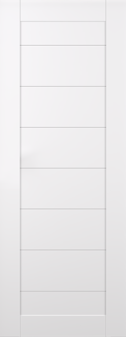 ERMI SNOW WHITE SLAB BELLDINNI MODERN INTERIOR DOOR - 1