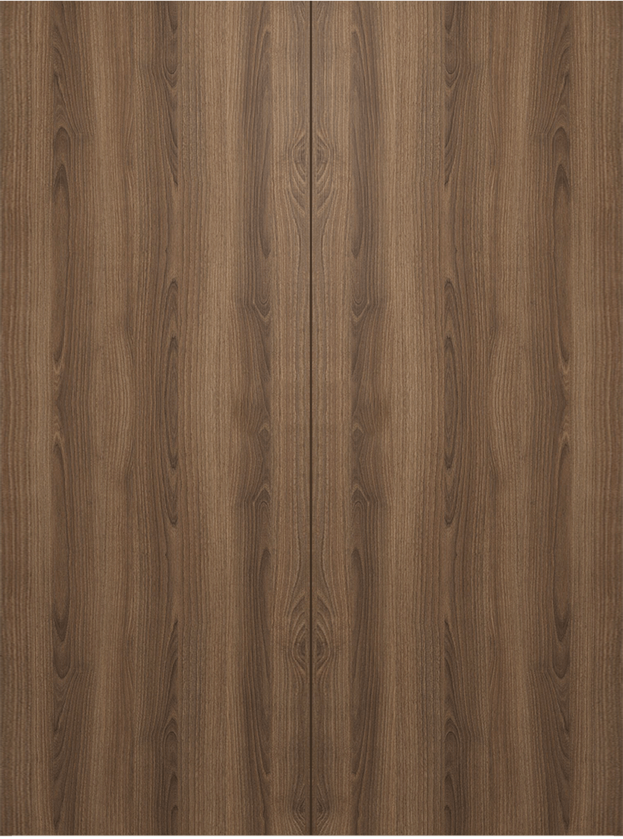 OPTIMA PECAN NUTWOOD DOUBLE BARN DOORS BELLDINNI MODERN INTERIOR DOOR - 2