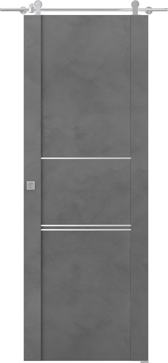 AVON 01 3H DARK URBAN BARN BELLDINNI MODERN INTERIOR DOOR - 1