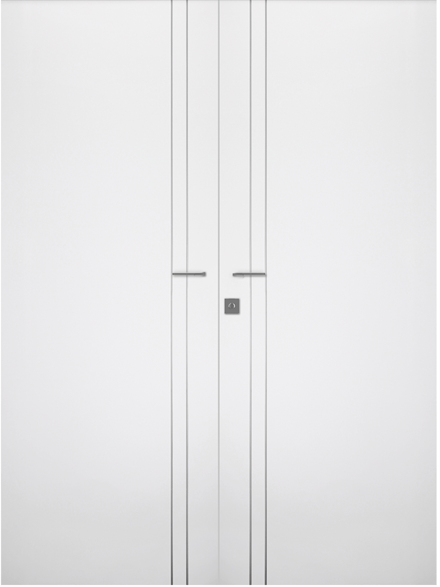 SMART PRO 2V POLAR WHITE DOUBLE BARN BELLDINNI MODERN INTERIOR DOOR - 2