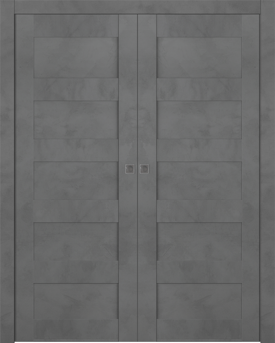 AVON 07 4R DARK URBAN DOUBLE POCKET BELLDINNI MODERN INTERIOR DOOR - 1