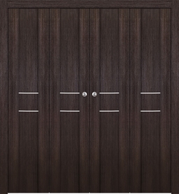 AVON 01 2HN GOLD VERALINGA OAK DOUBLE BI-FOLD BELLDINNI MODERN INTERIOR DOOR - 1
