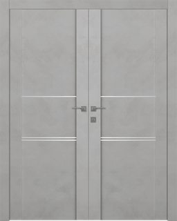 AVON 01 3H LIGHT URBAN DOUBLE BELLDINNI MODERN INTERIOR DOOR - 1
