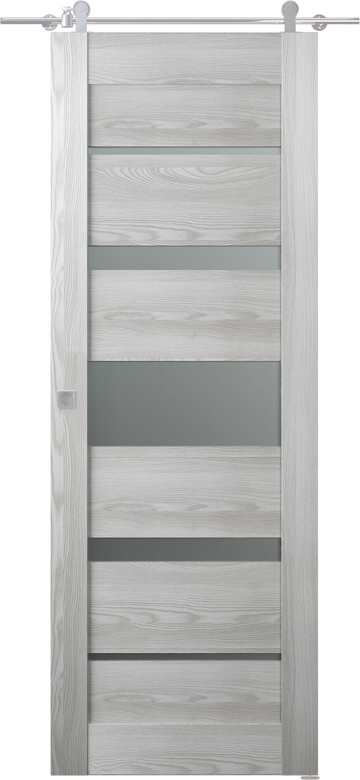 AVON 07-03 VETRO RIBEIRA ASH BARN BELLDINNI MODERN INTERIOR DOOR - 1