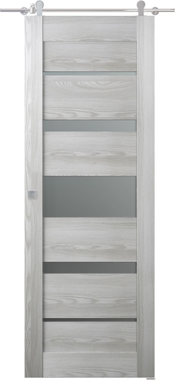 AVON 07-03 VETRO RIBEIRA ASH BARN BELLDINNI MODERN INTERIOR DOOR - 1