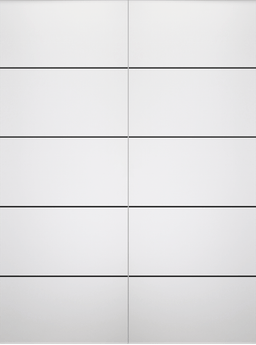 OPTIMA 4H BLACK SNOW WHITE DOUBLE MAGIC DOORS BELLDINNI MODERN INTERIOR DOOR - 2