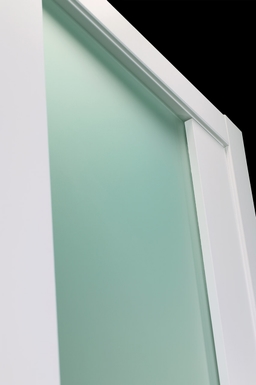 SMART PRO H3G VETRO POLAR WHITE BI-FOLD BELLDINNI MODERN INTERIOR DOOR - 3
