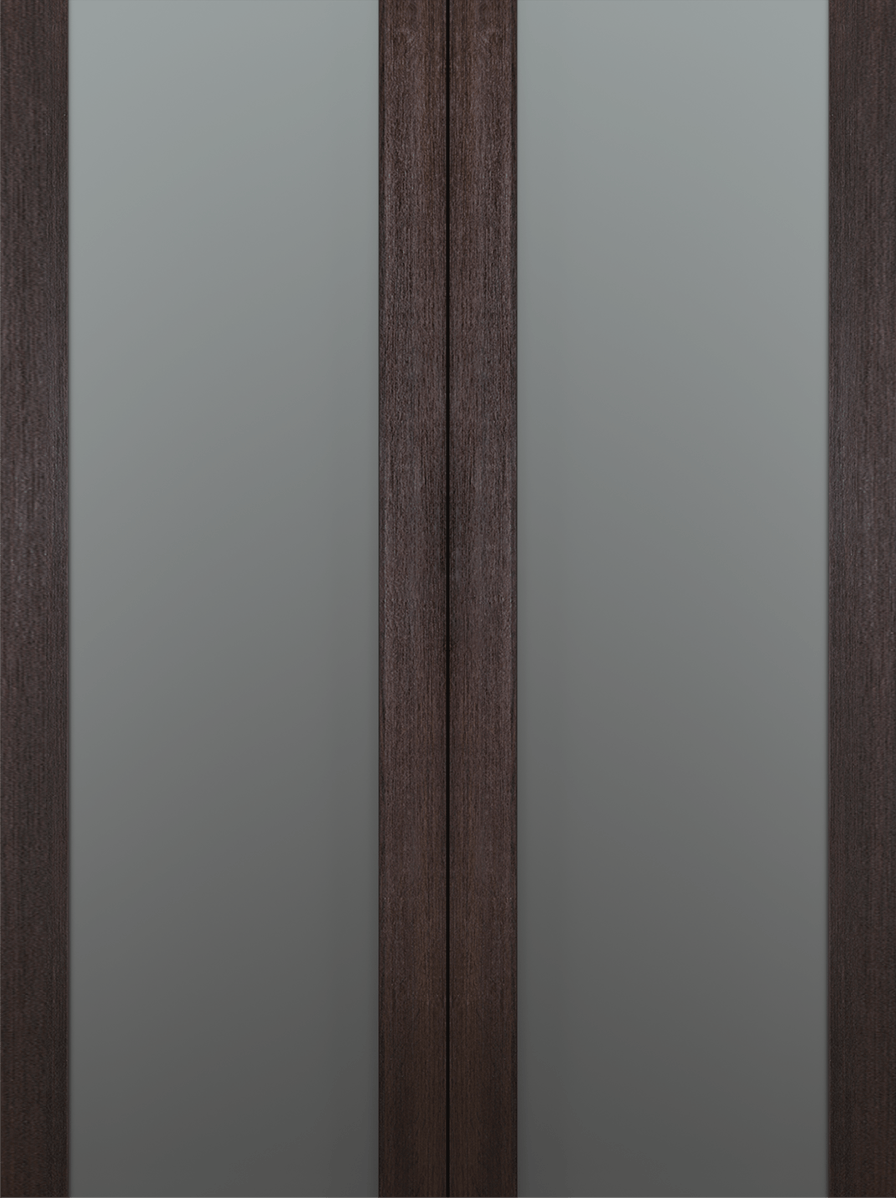 AVON 202 VETRO VERALINGA OAK DOUBLE BARN BELLDINNI MODERN INTERIOR DOOR - 2