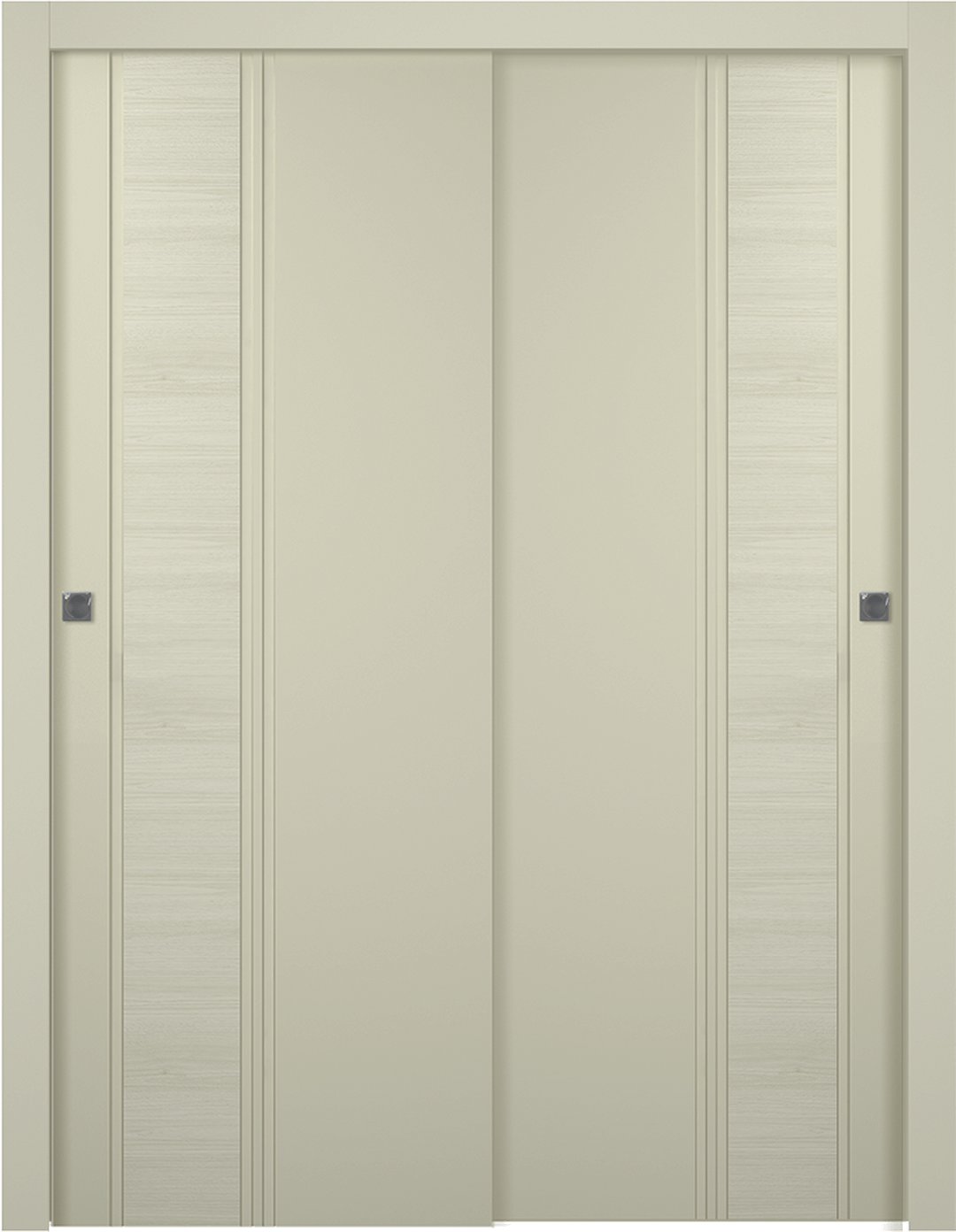 TWINWOOD 1 IVORY BYPASS BELLDINNI MODERN INTERIOR DOOR - 1