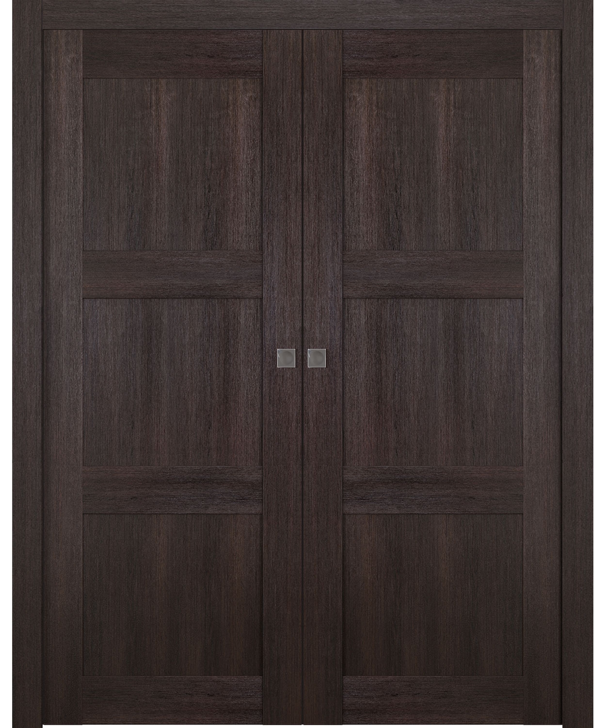 AVON 07 2RN VERALINGA OAK DOUBLE POCKET BELLDINNI MODERN INTERIOR DOOR - 1