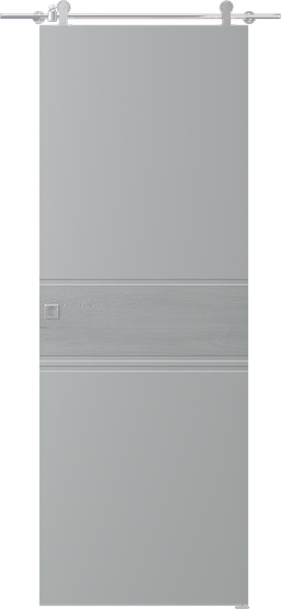 TWINWOOD 2 LIGHT GREY BARN BELLDINNI MODERN INTERIOR DOOR - 1