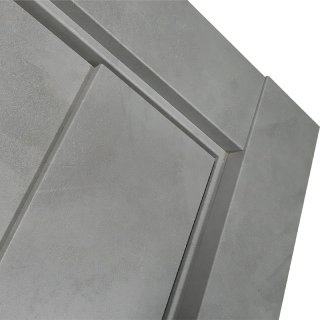AVON 10 LITE VETRO DARK URBAN INVISIBLE METAL FRAME BELLDINNI MODERN INTERIOR DOOR - 3
