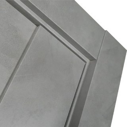 AVON 10 LITE VETRO DARK URBAN INVISIBLE METAL FRAME BELLDINNI MODERN INTERIOR DOOR - 3
