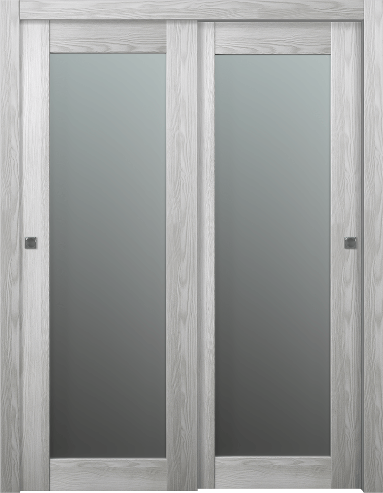AVON 207 VETRO RIBEIRA ASH BYPASS BELLDINNI MODERN INTERIOR DOOR - 1