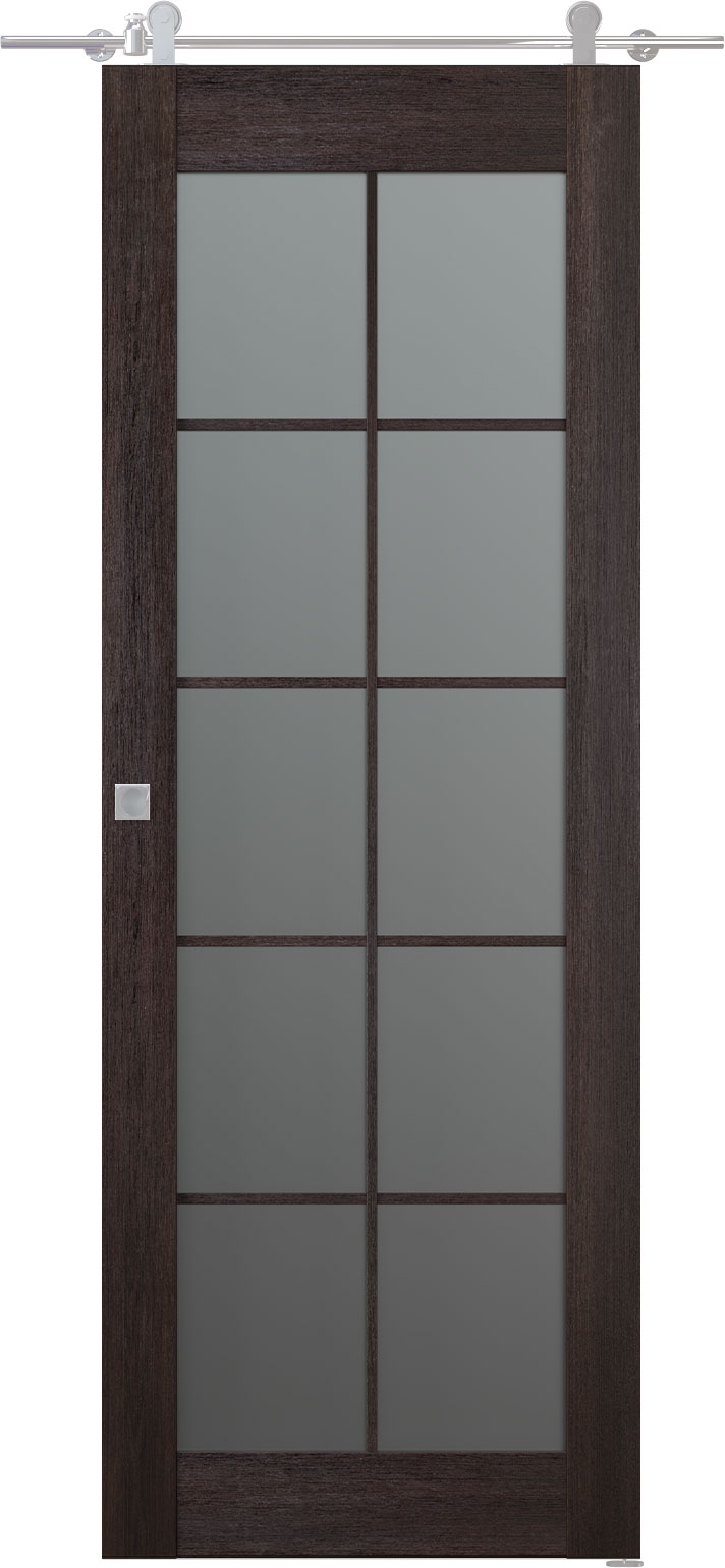 AVON 10 LITE VETRO VERALINGA OAK BARN BELLDINNI MODERN INTERIOR DOOR - 1