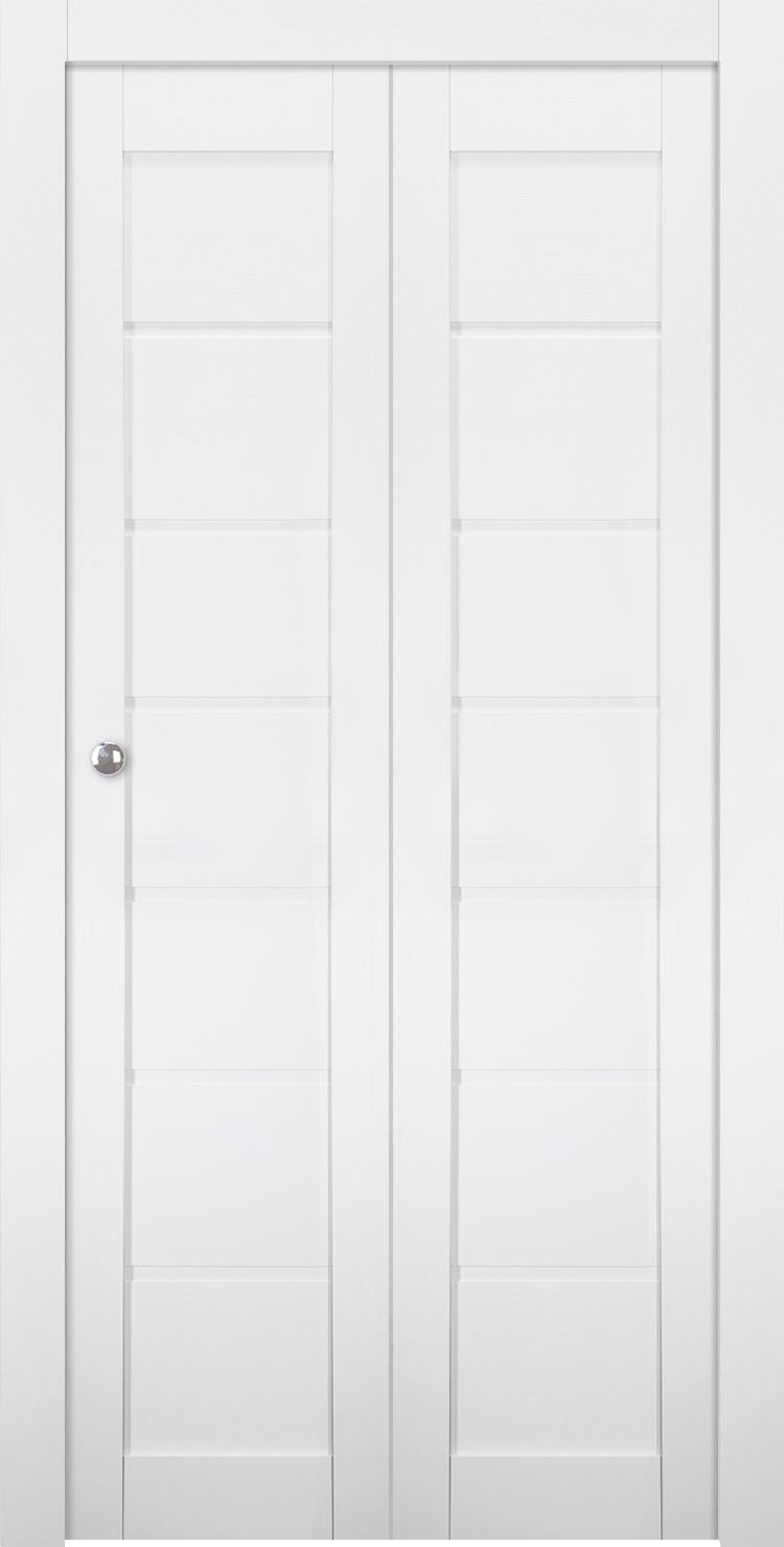 ALDA BIANCO NOBLE BI-FOLD BELLDINNI MODERN INTERIOR DOOR - 1