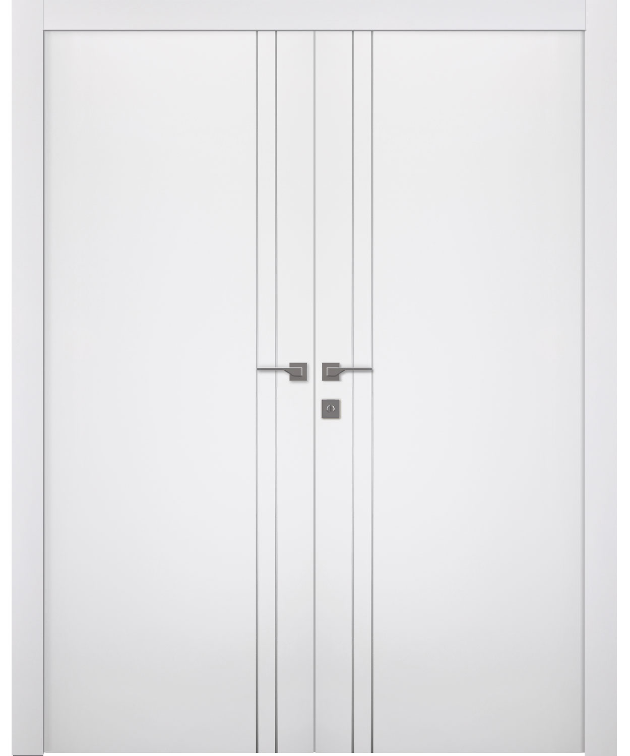 UNICA 2V BIANCO NOBLE CLOSET BELLDINNI MODERN INTERIOR DOOR - 1