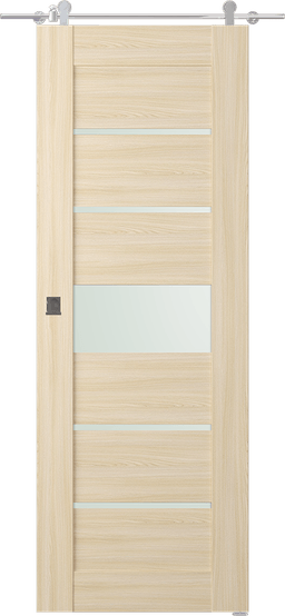 AVON 07-06 VETRO LOIRE ASH BARN DOORS BELLDINNI MODERN INTERIOR DOOR - 1