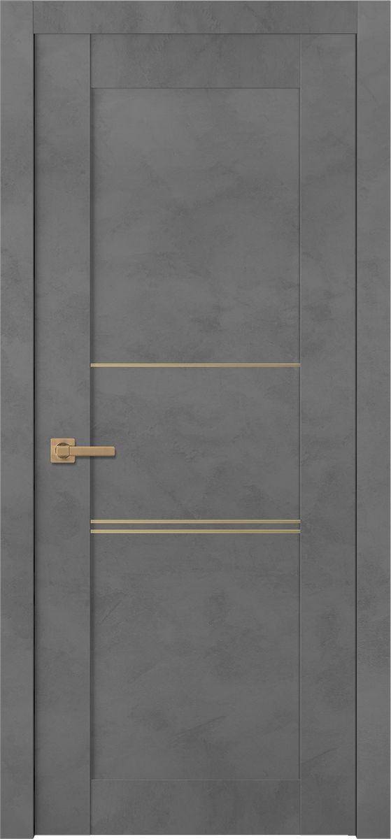 AVON 07 3H GOLD DARK URBAN SWING BELLDINNI MODERN INTERIOR DOOR - 1