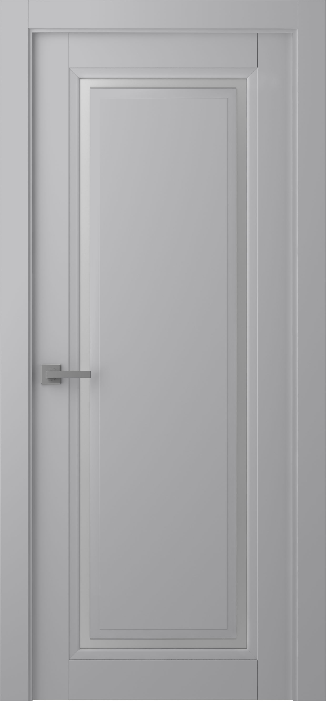 AURUM 1 VETRO LIGHT GREY SWING BELLDINNI MODERN INTERIOR DOOR - 1