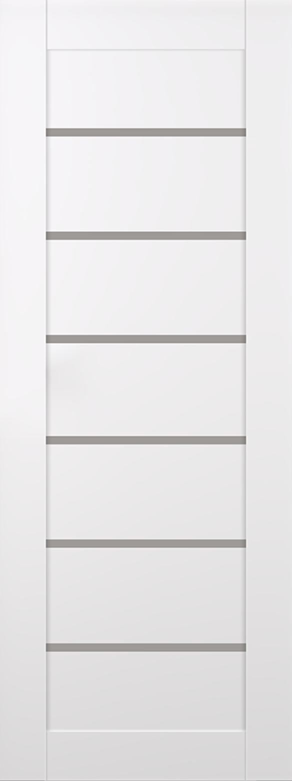 ALBA SNOW WHITE SLAB BELLDINNI MODERN INTERIOR DOOR - 1