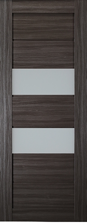 DESSA VETRO GRAY OAK SLAB BELLDINNI MODERN INTERIOR DOOR - 1