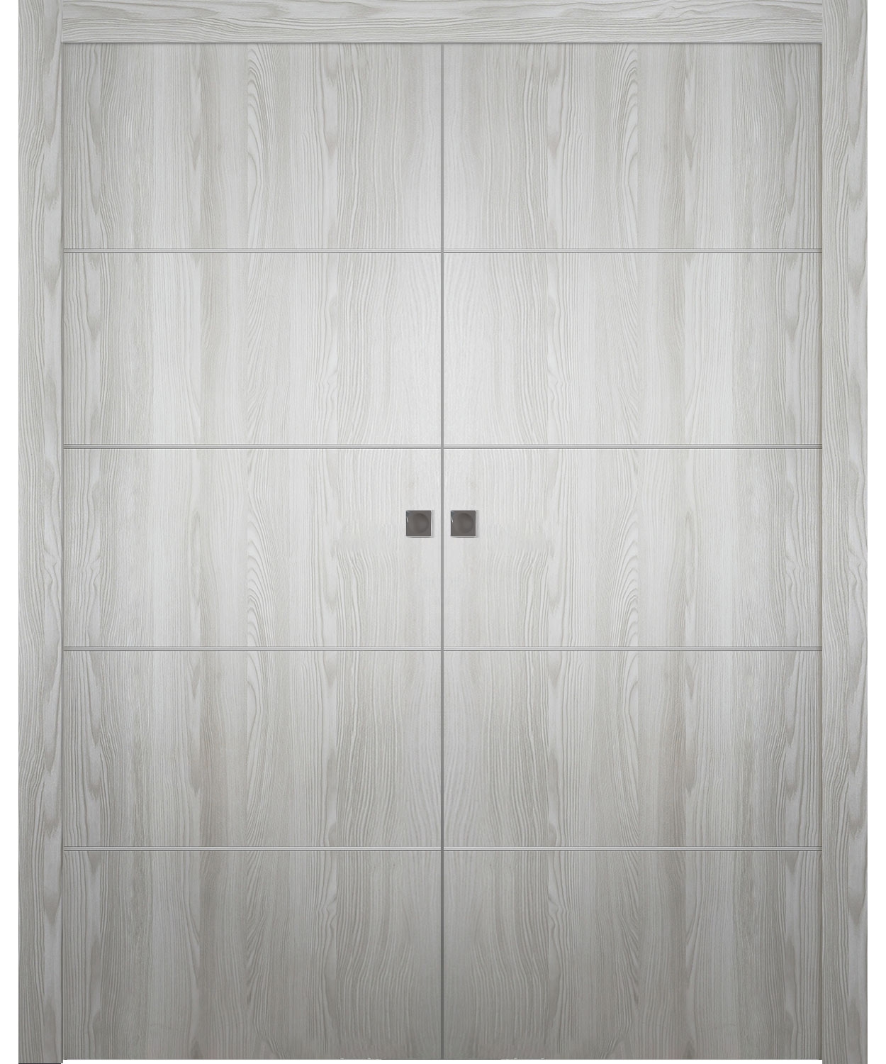 OPTIMA 4H RIBEIRA ASH DOUBLE POCKET BELLDINNI MODERN INTERIOR DOOR - 1