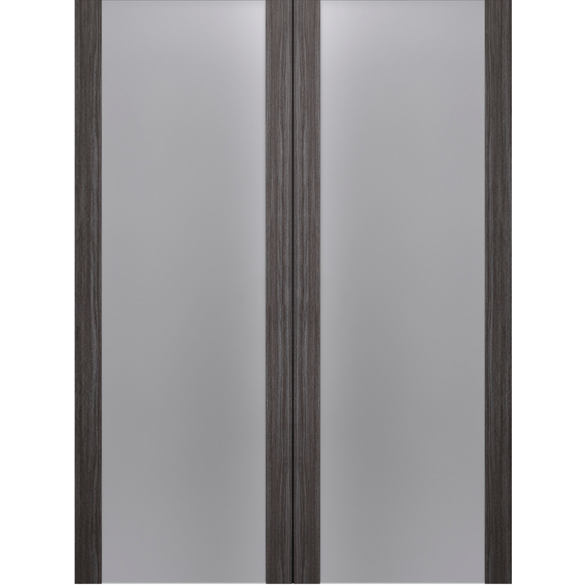PALLADIO 202 VETRO GRAY OAK BI-FOLD BELLDINNI MODERN INTERIOR DOOR - 3