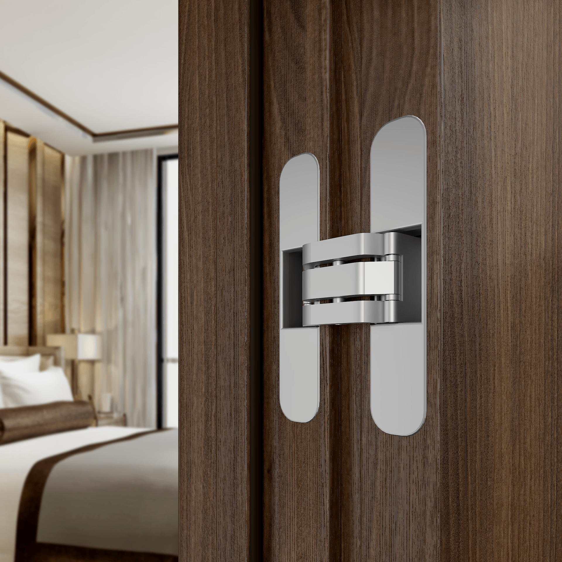 AVON 07-01 VETRO PECAN NUTWOOD SWING DOORS BELLDINNI MODERN INTERIOR DOOR - 4