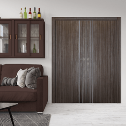 PALLADIO 2V GRAY OAK DOUBLE BELLDINNI MODERN INTERIOR DOOR - 2