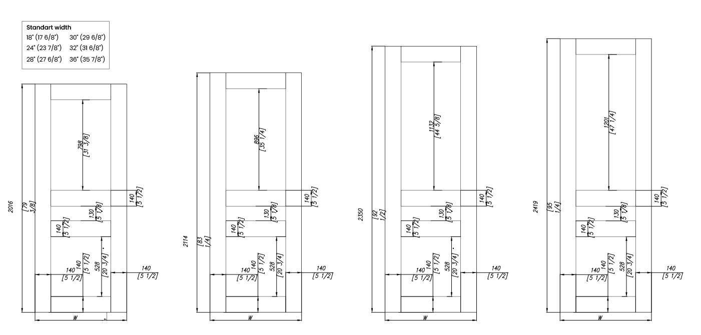 AVON 07 2R LIGHT URBAN BYPASS DOORS BELLDINNI MODERN INTERIOR DOOR - 2