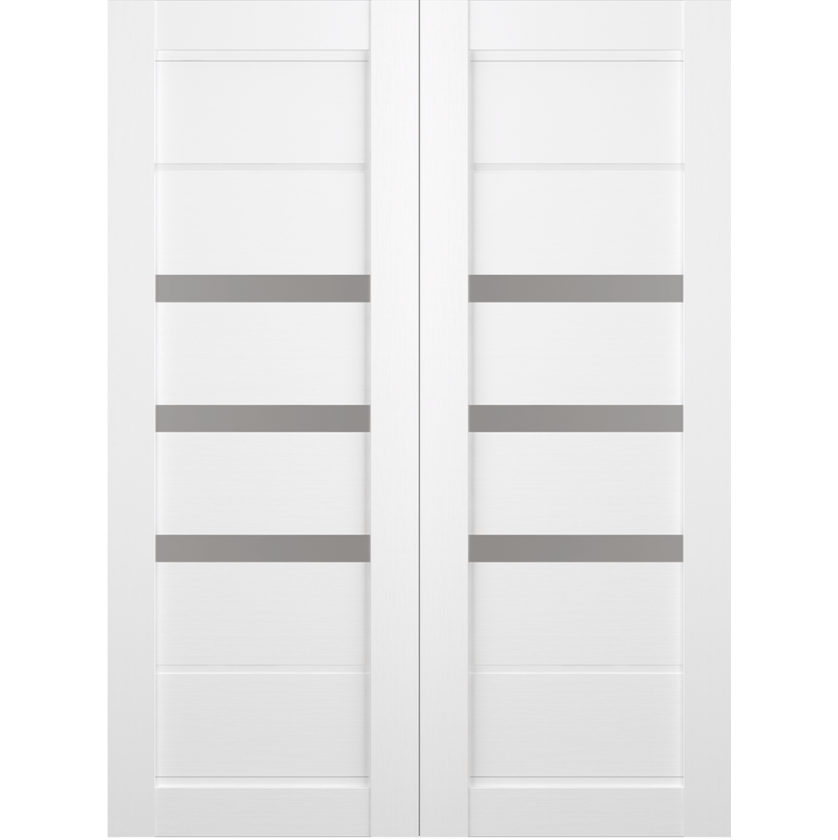 RITA VETRO BIANCO NOBLE BYPASS BELLDINNI MODERN INTERIOR DOOR - 2