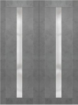 AVON 101 VETRO DARK URBAN DOUBLE DOORS BELLDINNI MODERN INTERIOR DOOR - 3