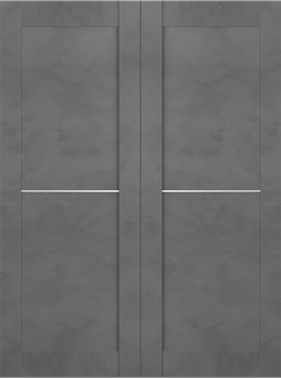 AVON 07 1H DARK URBAN DOUBLE BELLDINNI MODERN INTERIOR DOOR - 2