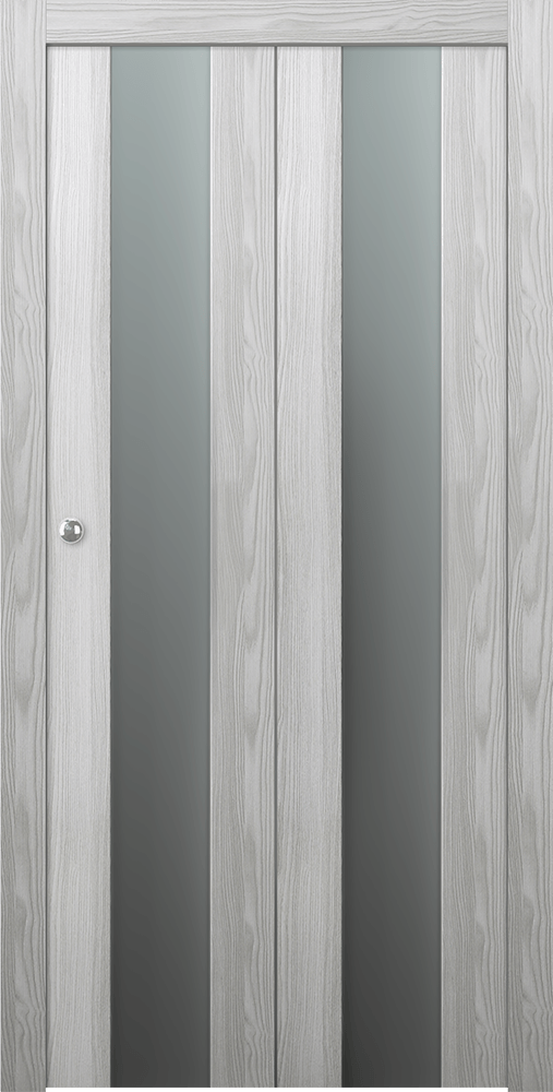 AVON 202 VETRO RIBEIRA ASH BI-FOLD BELLDINNI MODERN INTERIOR DOOR - 1