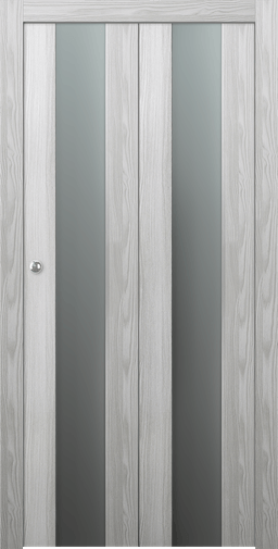AVON 202 VETRO RIBEIRA ASH BI-FOLD BELLDINNI MODERN INTERIOR DOOR - 1