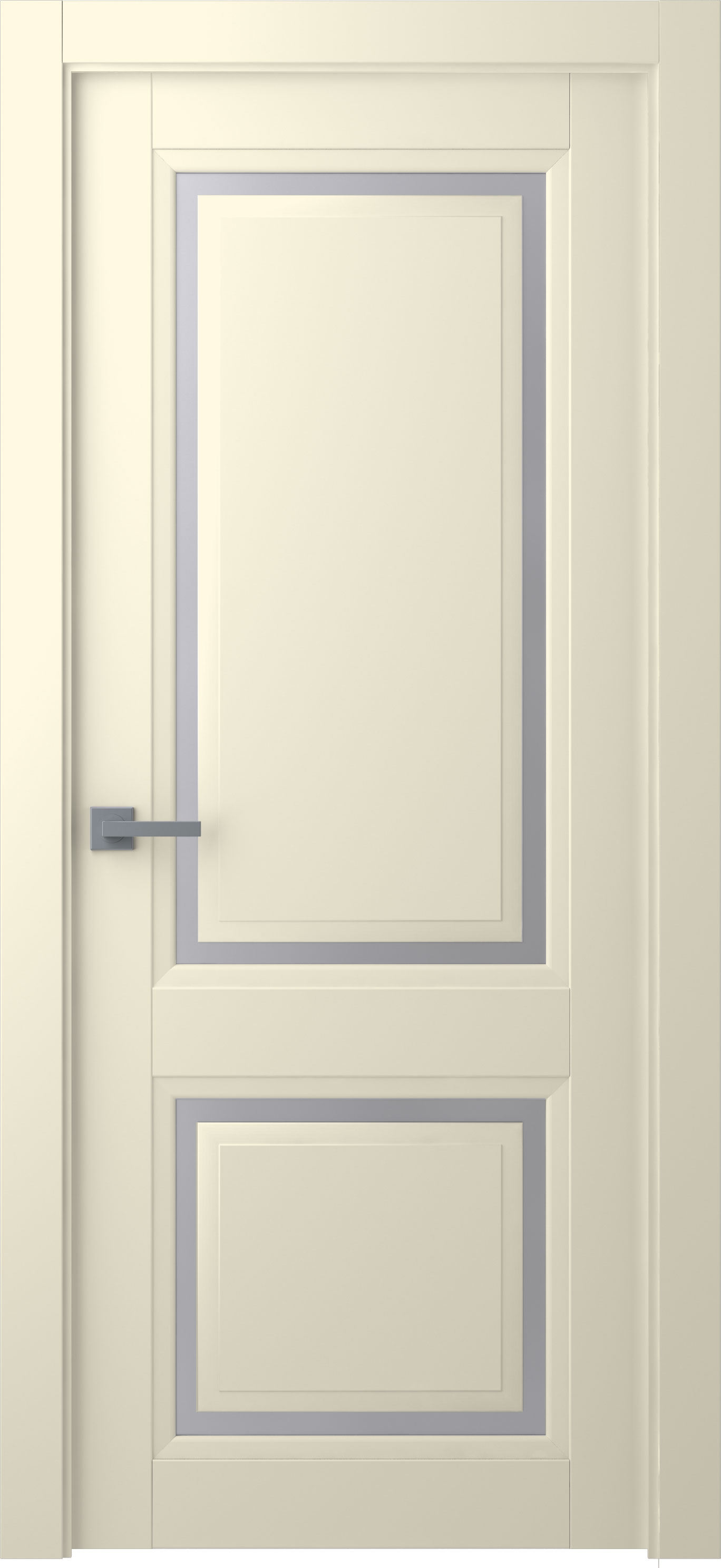 AURUM 2 VETRO IVORY SWING BELLDINNI MODERN INTERIOR DOOR - 1