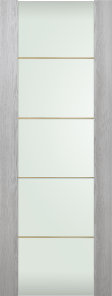AVON 202 4H GOLD STRIPS VETRO RIBEIRA ASH SLAB DOORS BELLDINNI MODERN INTERIOR DOOR - 1
