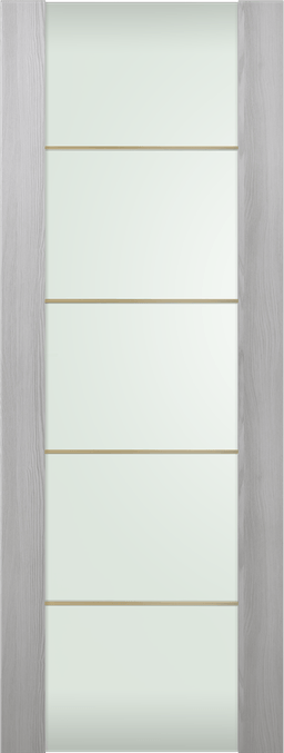 AVON 202 4H GOLD STRIPS VETRO RIBEIRA ASH SLAB DOORS BELLDINNI MODERN INTERIOR DOOR - 1